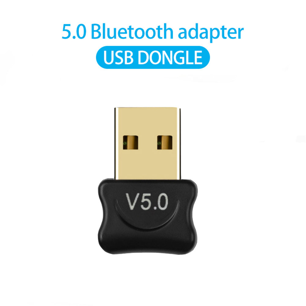 V5.0 Wireless Usb Bluetooth 5.0 Adapter Desktop Computer Audio Receiver Transmitter Csr Adapter Black