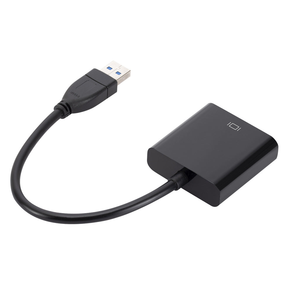 1080p 60hz Drive-free Usb3.0 To Hdmi Audio Video Adapter Converter Cable Compatible For Android Mac black