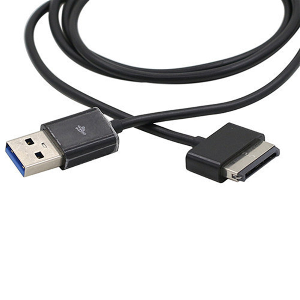 Data Cable USB3.0 Charging Cable Data Transmission Adapter Line Compatible for Asus Tf101 Tablet black line 1M