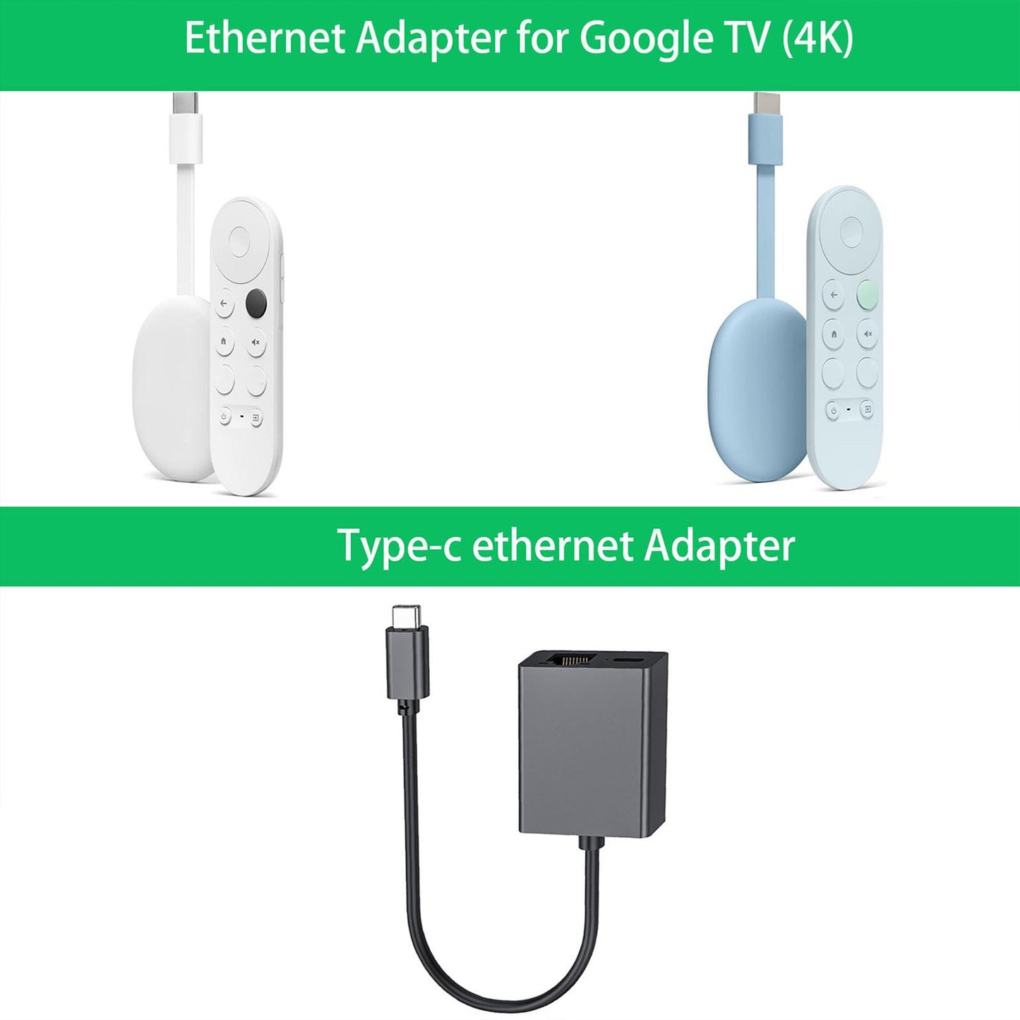 USB C to Rj45 Ethernet Adapter Type-C Gigabit Ethernet Card Converter Gray