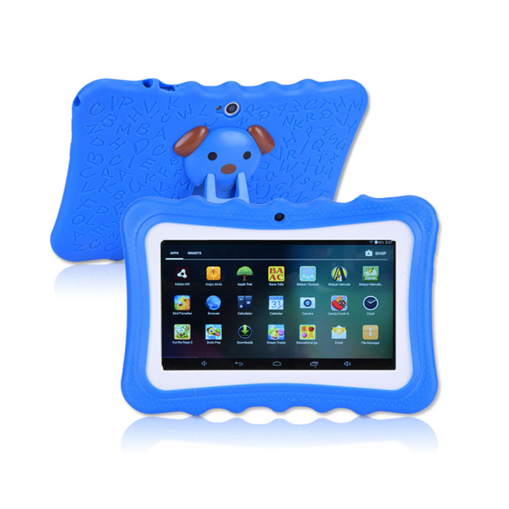 Kids Tablet 7-inch Android 4.4 1024x600 HD Screen Quad Core CPU Wireless Wi-Fi Dual Camera Tablet Green