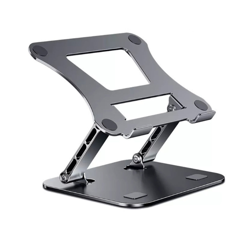 Laptop Stand Adjustable Computer Riser Portable Foldable Holder Cooling Bracket Support for 10-17 Inch Laptops Silver