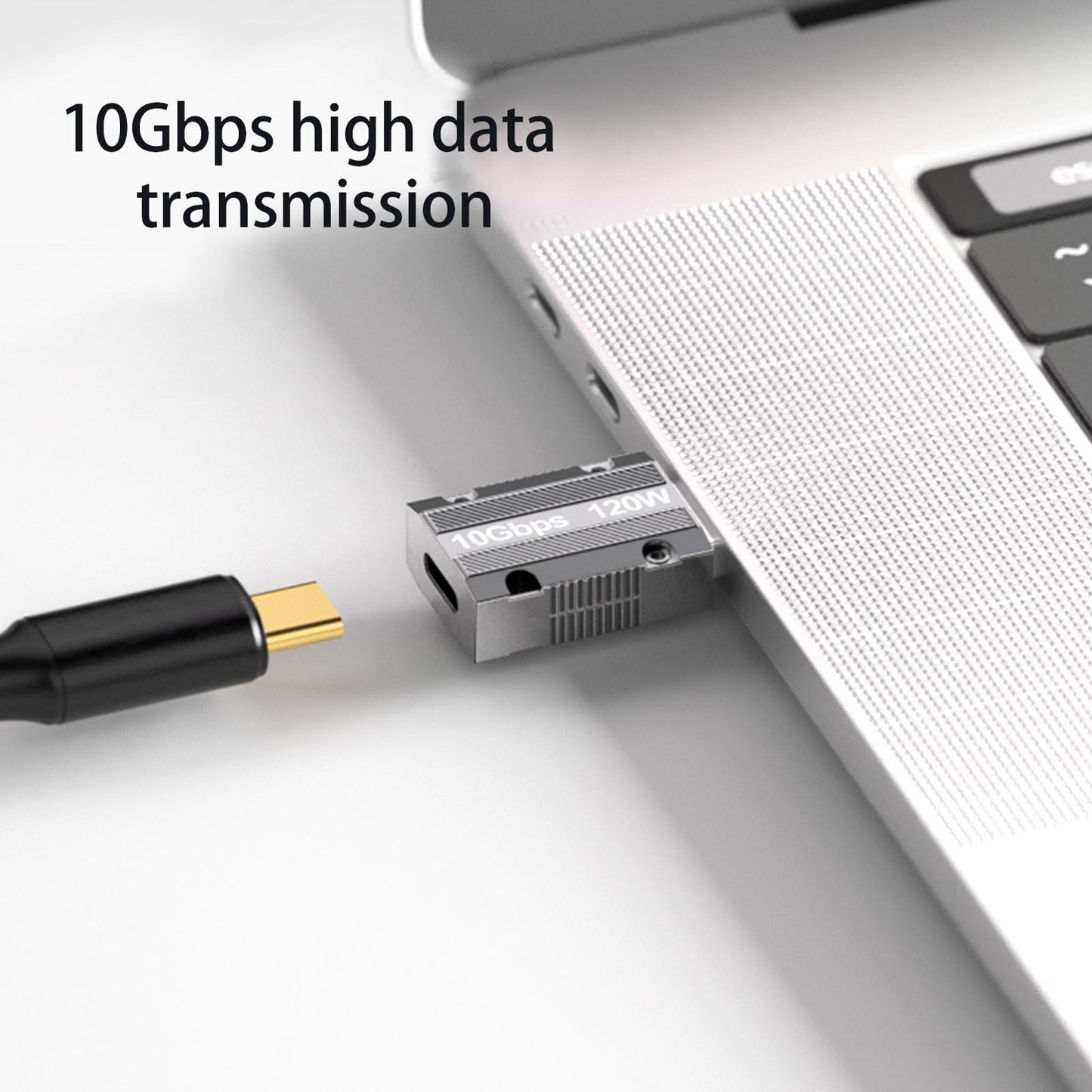 Type-c To Usb Adapter Connector 120w Fast Charging 10gbps Transmission Converter For Hubs Tablets Phones type-c female to USB male