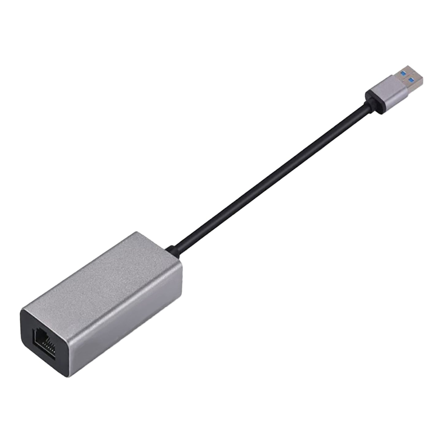 2.5g Network Card Usb3.0 to Rj45 Converter Gigabit Ethernet Lan Adapter Hub Laptop External Network Card Gray