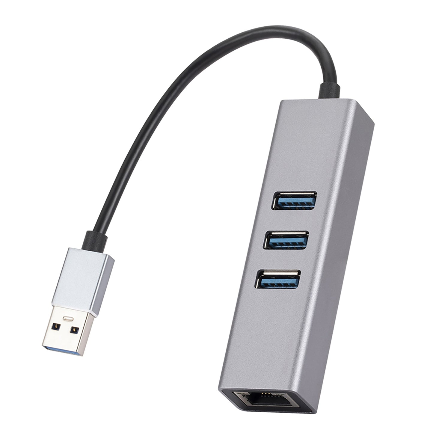 Usb3.0 to Ethernet Adapter Type-C to Rj45 Gigabit Ethernet Laptop Drive-Free Network Card 3 Port Type-C Interface