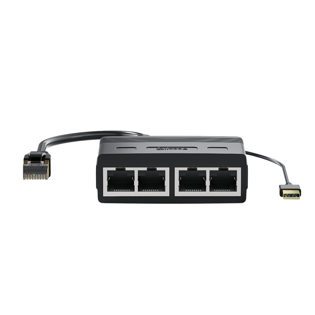 Rj45 Network Splitter Adapter Male 1 To 3 / 1 To 4 100mbps High-speed Lan Interface Network Distributor Adapter Male 1 to 4