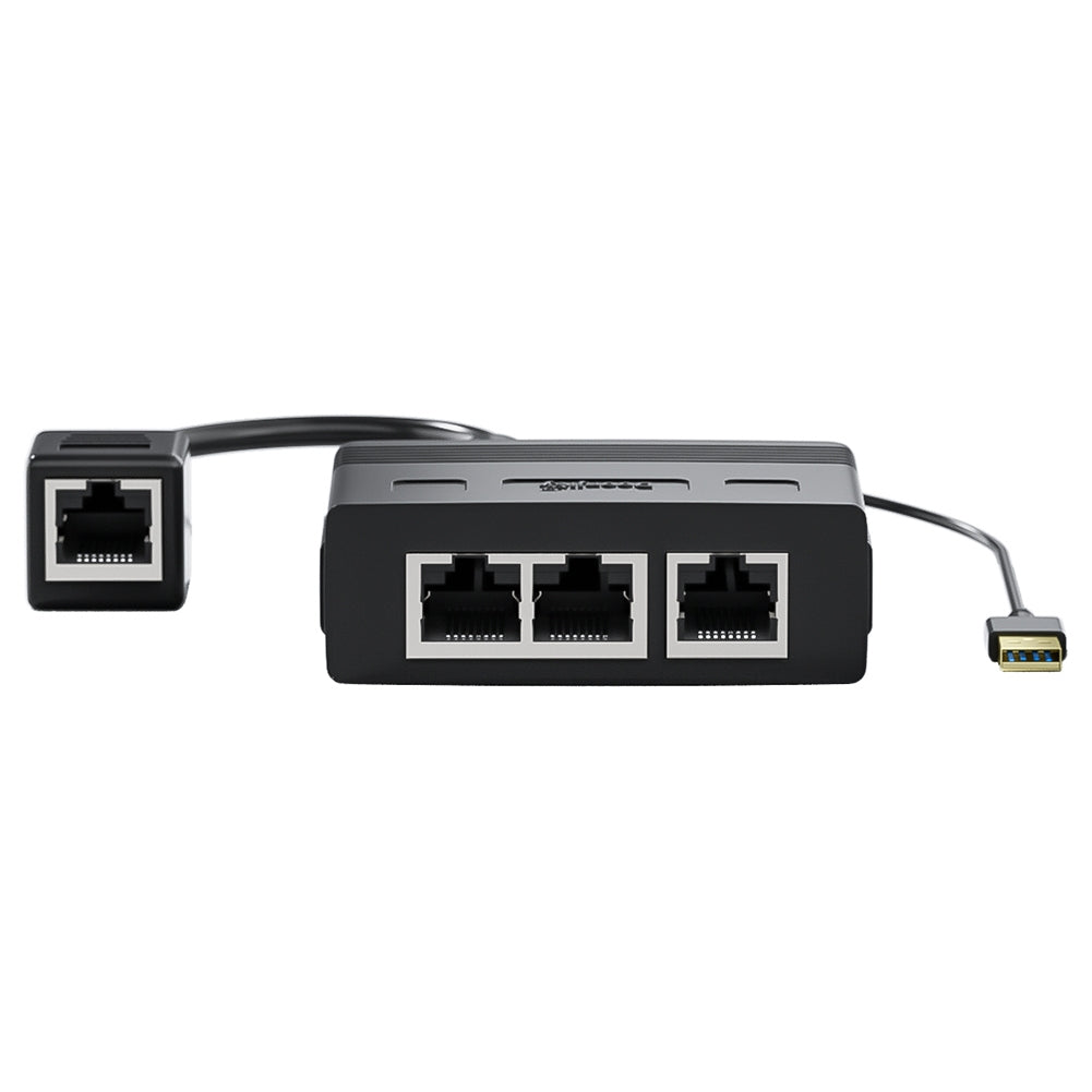 Rj45 Network Splitter Adapter Rj45 Female 1 To 3/1 To 4 100mbps High Speed Internet Splitter USB Powered female 1 to 3