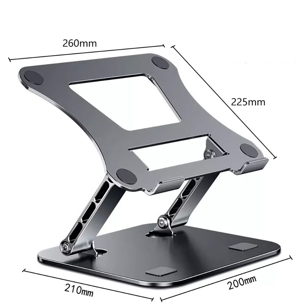 N16 Laptop Stand Computer Riser Adjustable Mount for 10-17 Inch Laptop Notebook Tablet Grey