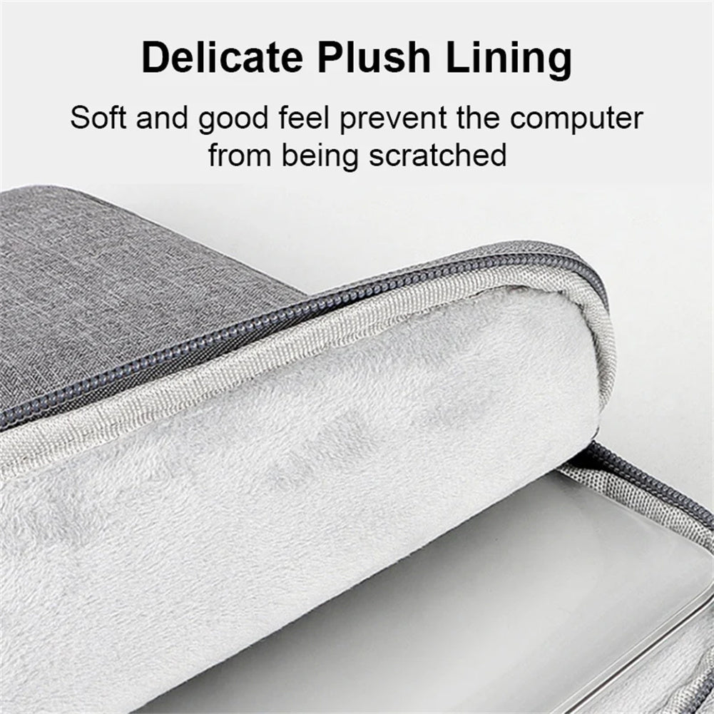 Laptop Carrying Bag Anti-collision Dust-proof Travel Protective Carrying Storage Bag With Double Handles Waterproof Anti-Moisture Carrying Case Bag For 15 Inches Laptop Accessories Gray 15 inches