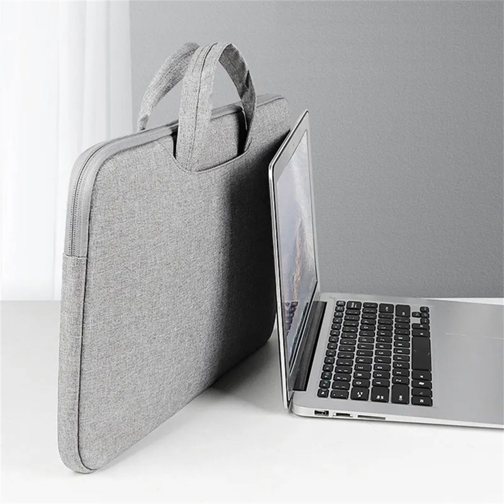 Laptop Carrying Bag Anti-collision Dust-proof Travel Protective Carrying Storage Bag With Double Handles Waterproof Anti-Moisture Carrying Case Bag For 15 Inches Laptop Accessories Gray 15 inches