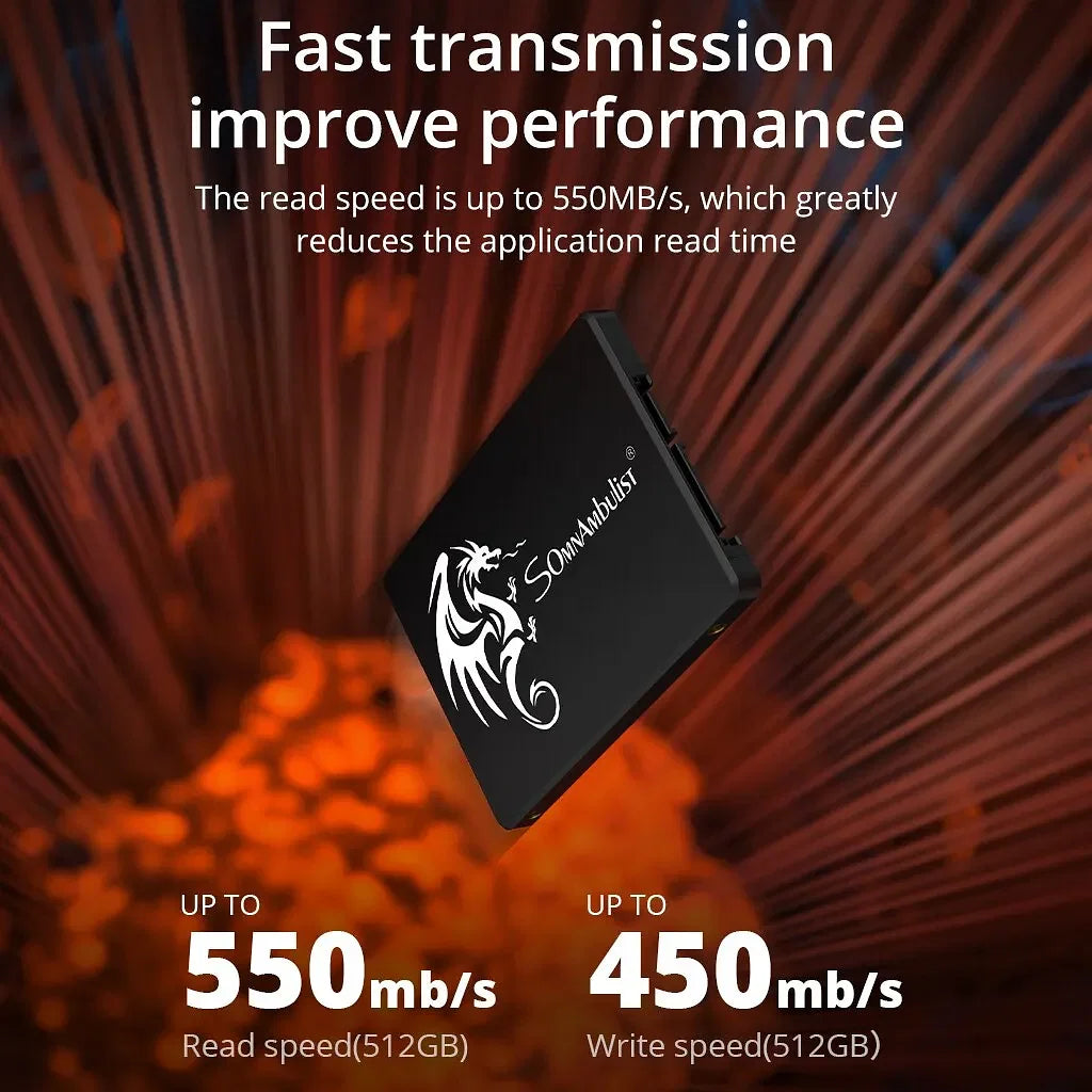 SSD Capacity: 256GB - SomnAmbulist SSD 120GB 240GB 480GB 960GB Internal Sata3 Solid State Drive 2.5 128GB 256GB 512GB 1TB 2TB SSD for PC Laptop