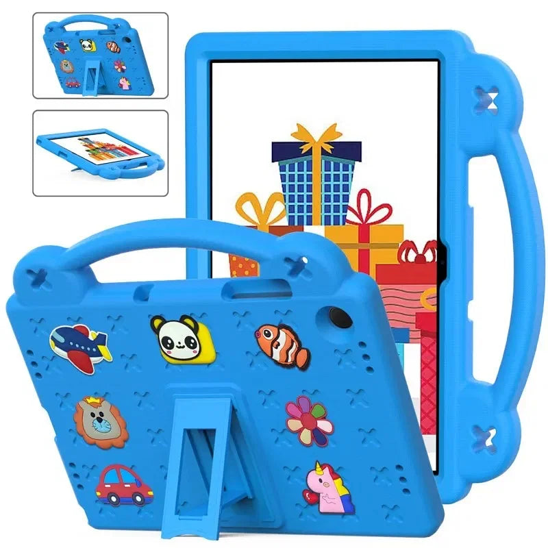 Color: Black, Size: eleven - Case For Samsung Galaxy Tab A9 Plus 11 Inch 2023 SM-X210 SM-X215 Shock Proof Full Body Kids Children Safe Non-toxic Tablet Cover