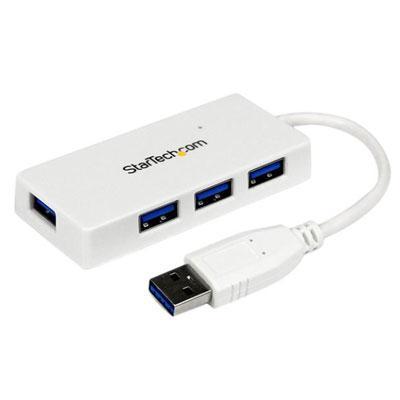 Wht4 Port Mini USB 3.0 Hub TAA