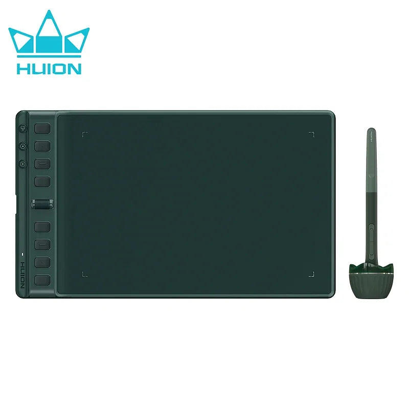 Color: Army Green, Ships From: CHINA - Huion Inspiroy 2 M H951P Graphics Tablets 8.7x5.4 inch PenTech 3.0 Digital Drawing Pen Tablet 8 Express Keys With 3 Group Key