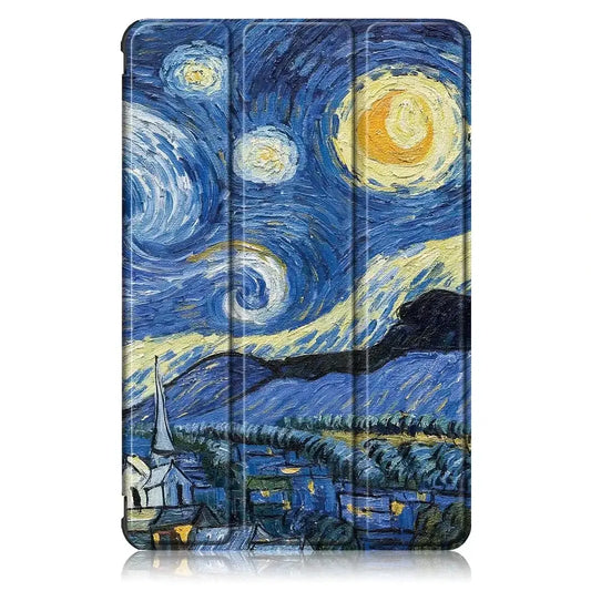 Color: Colored, Size: fifteen - For Samsung Galaxy Tab S9 Plus 12.4 inch S9 FE Plus 2023 Case Trifold Leather Tablet Funda For Galaxy Tab S9 2023 Case 11 inch