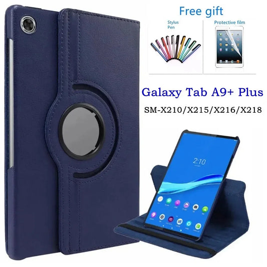 Color: Other, Size: iPad pro 12.9, Ships From: CHINA - Case For Samsung Galaxy Tab A9 Plus 11 Tablet Cover for Samsung Tab A9 SM-X210/X215/X216/X218 360 Degree Rotating Leather Cover