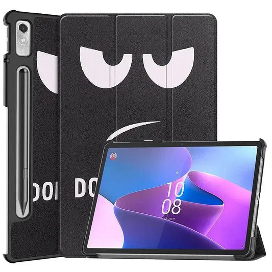 Color: Navy Blue, Size: 12.4 - Case for Lenovo tab P12 12.7 inch 2023 Lightweight Tri-Folding Stand Leather Tablet Cover for Xiaoxin Pad Pro 12.7 12 7 TB371FC