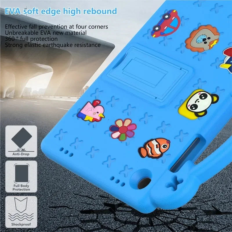 Color: Yellow, Size: eleven - Case For Samsung Galaxy Tab A9 Plus 11 Inch 2023 SM-X210 SM-X215 Shock Proof Full Body Kids Children Safe Non-toxic Tablet Cover