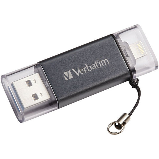 Verbatim 49301 iStore 'n' Go USB 3.0 Flash Drive with Lightning Connector (64GB)